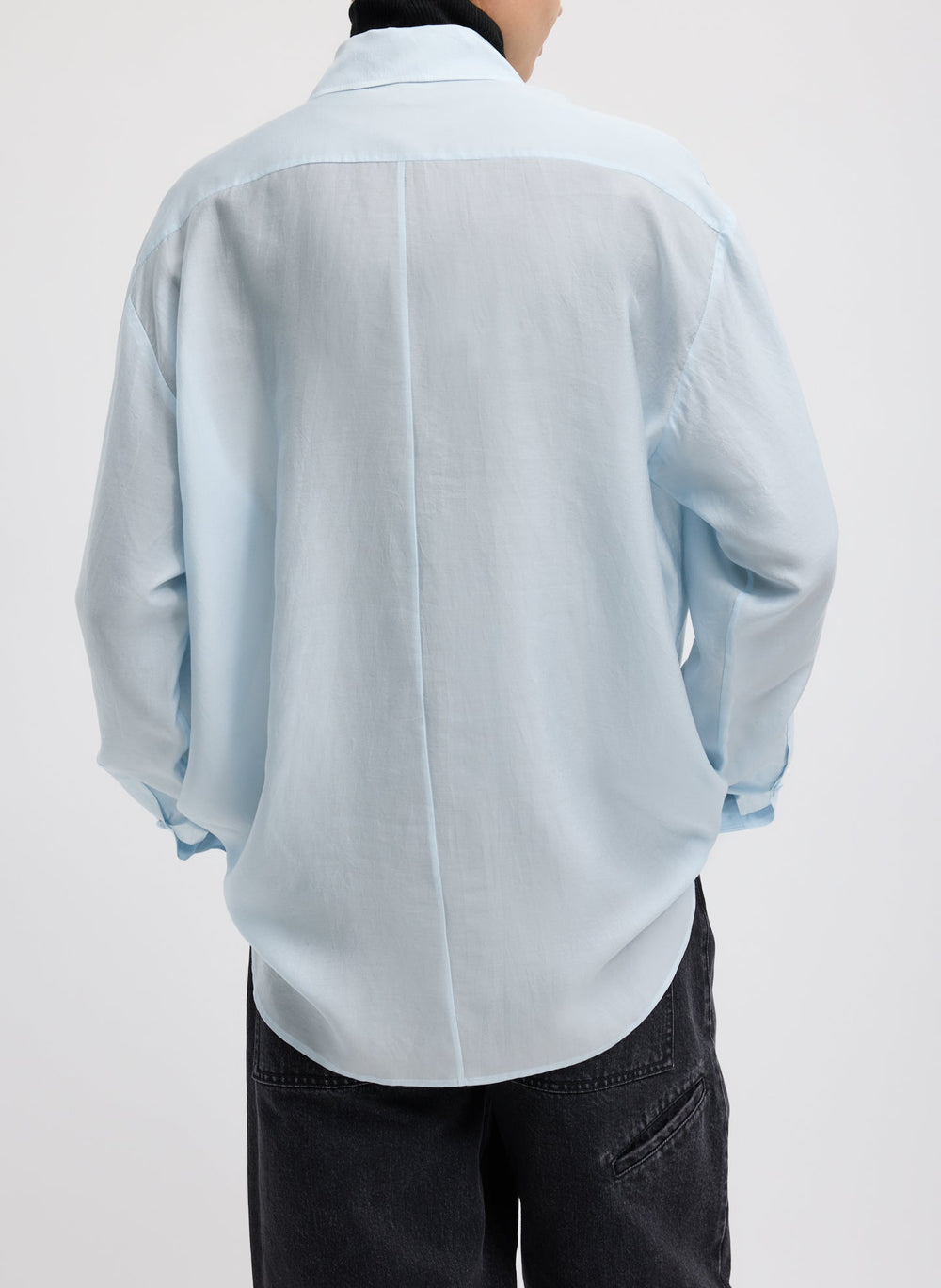 Silk Voile Easy Pintucked Shirt | Tibi