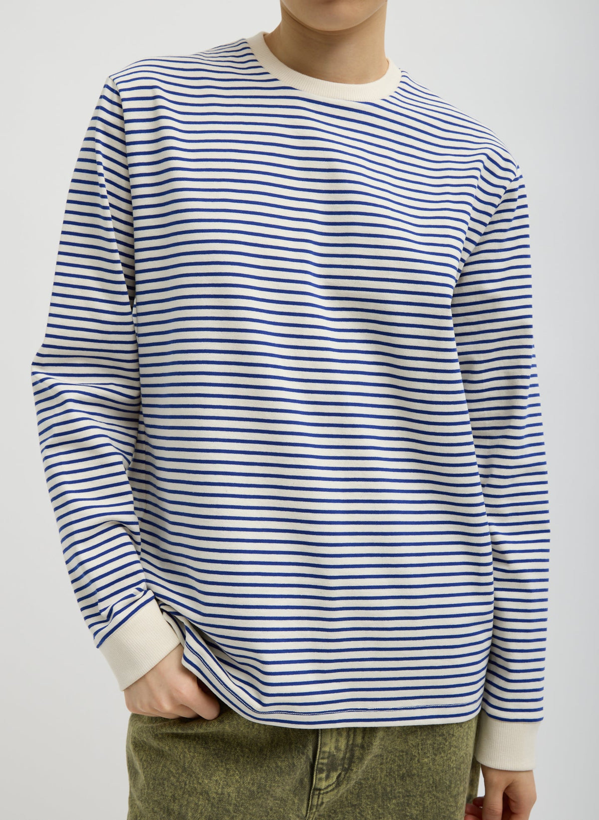 Striped Perfect Unisex Long Sleeve T-Shirt | Tibi