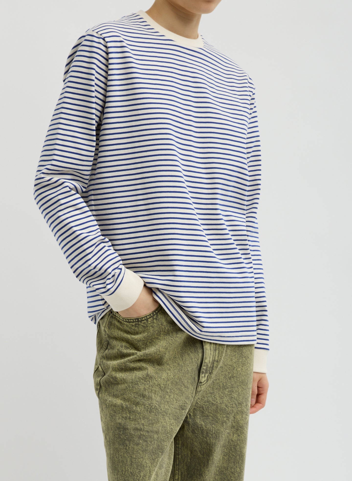 Striped Perfect Unisex Long Sleeve T-Shirt | Tibi