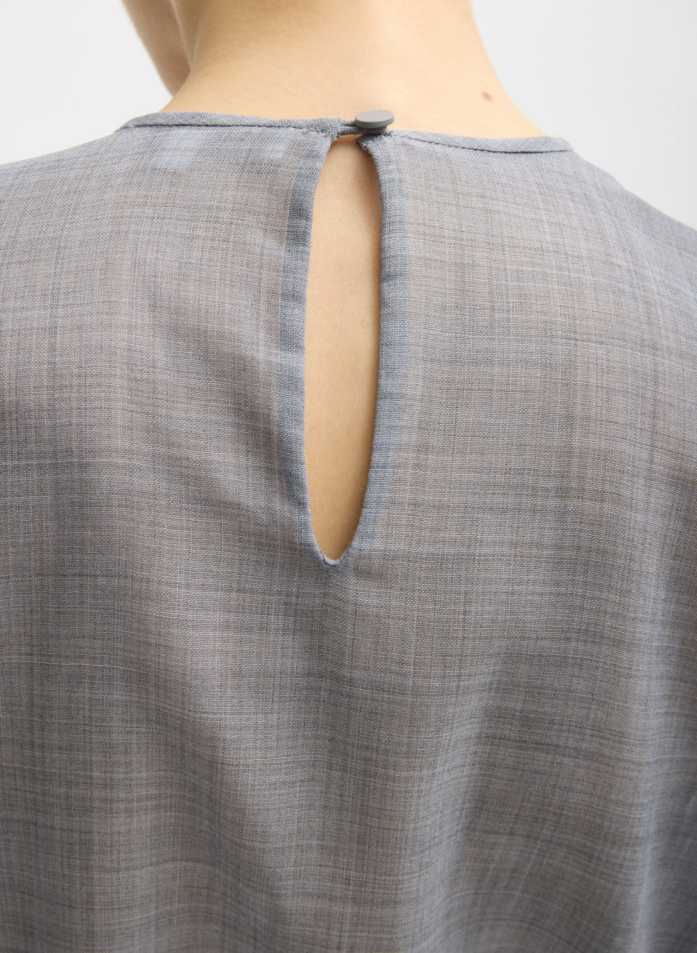 Sheer Wool Gauze Easy T-Shirt | Tibi