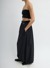 Italian Sporty Nylon Maxi Anorak Skirt | Tibi