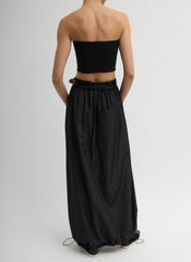 Italian Sporty Nylon Maxi Anorak Skirt | Tibi