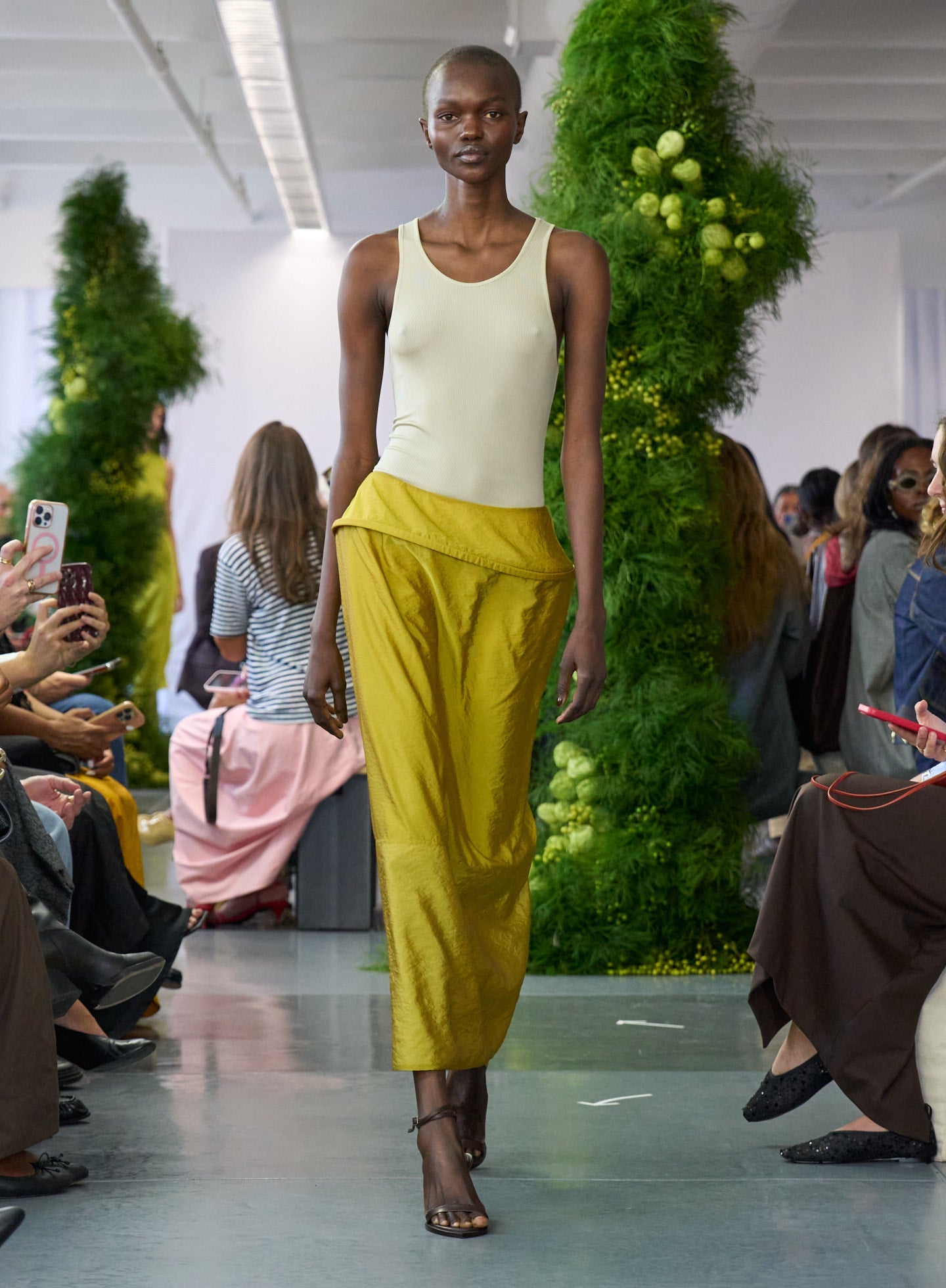 Chassis Hoop Pencil Skirt | Tibi