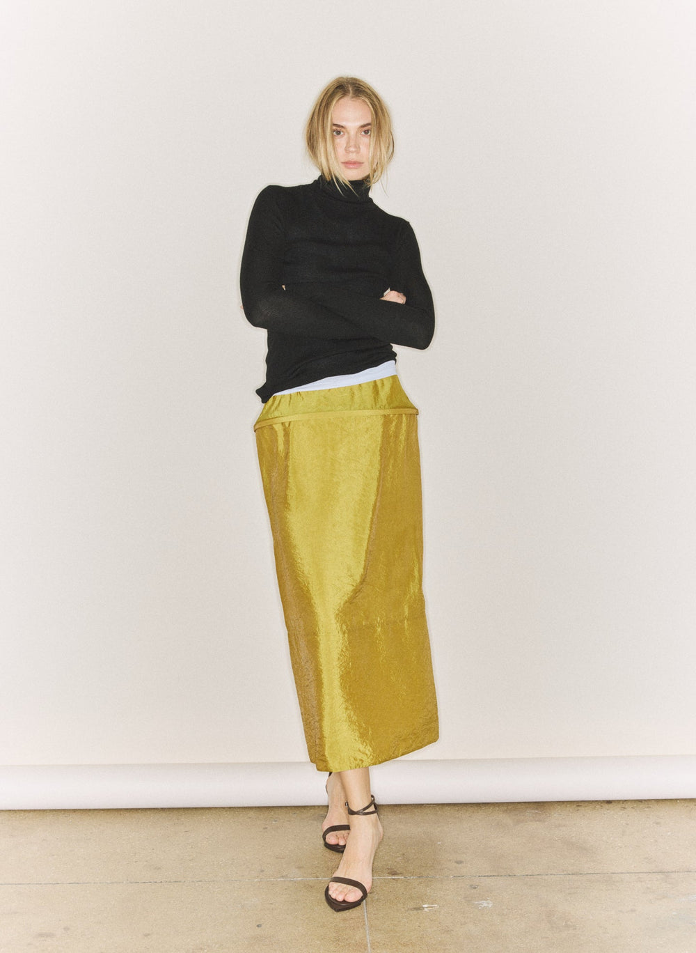 Chassis Hoop Pencil Skirt | Tibi