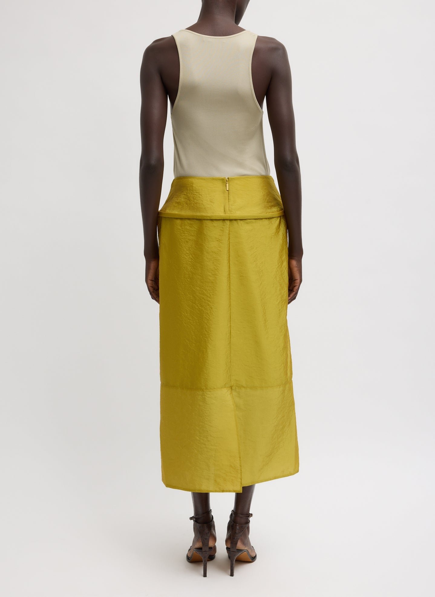 Chassis Hoop Pencil Skirt | Tibi