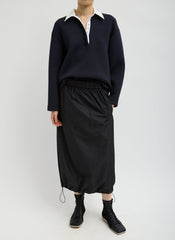 Italian Sporty Nylon Midi Anorak Skirt | Tibi