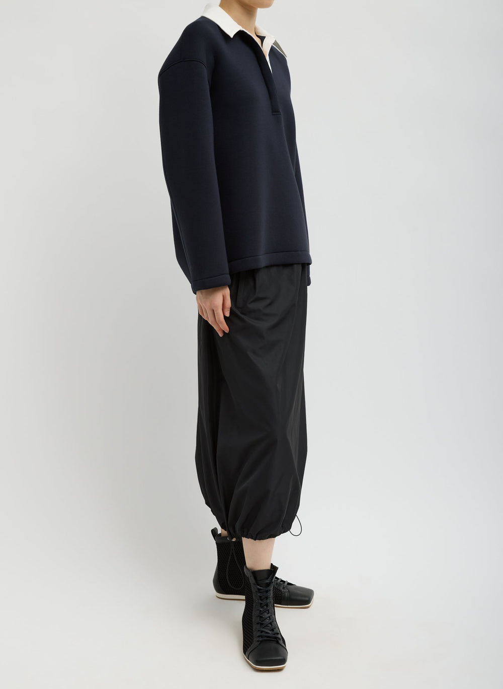 Italian Sporty Nylon Midi Anorak Skirt | Tibi