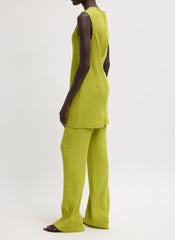 Viscose Plisse Corbit Pant | Tibi