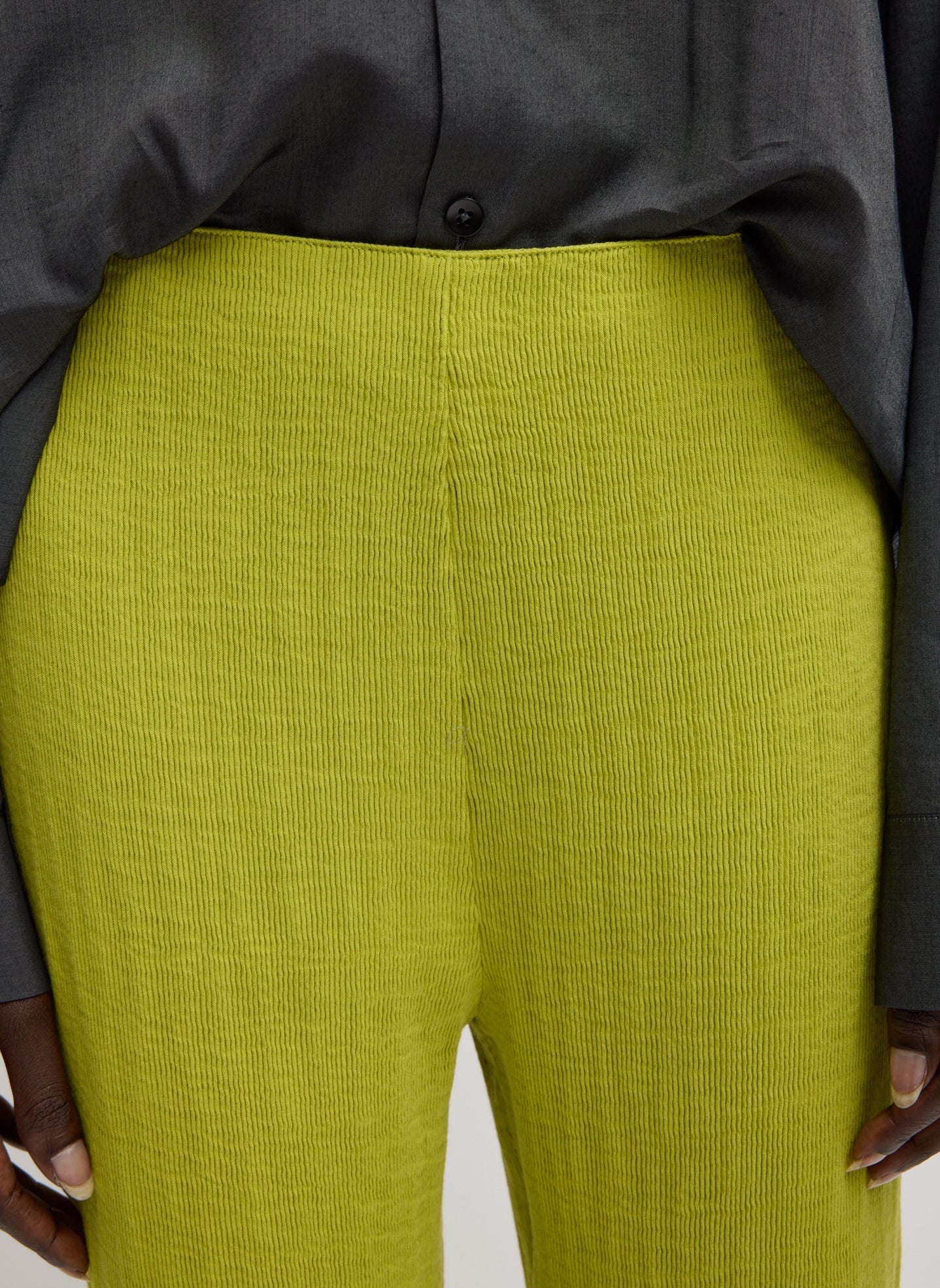 Viscose Plisse Corbit Pant | Tibi