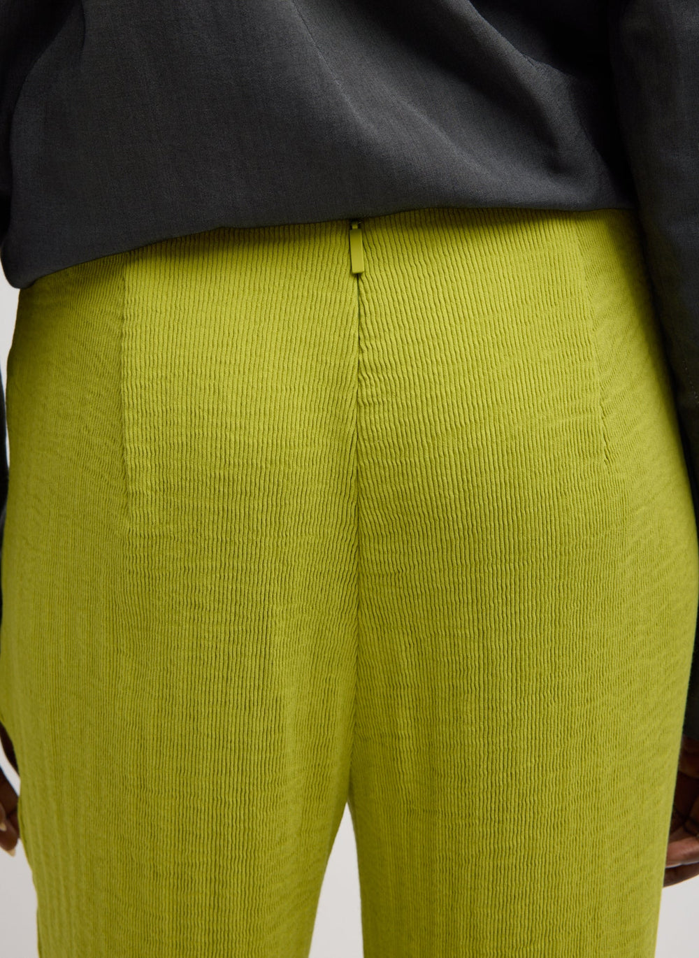 Viscose Plisse Corbit Pant | Tibi