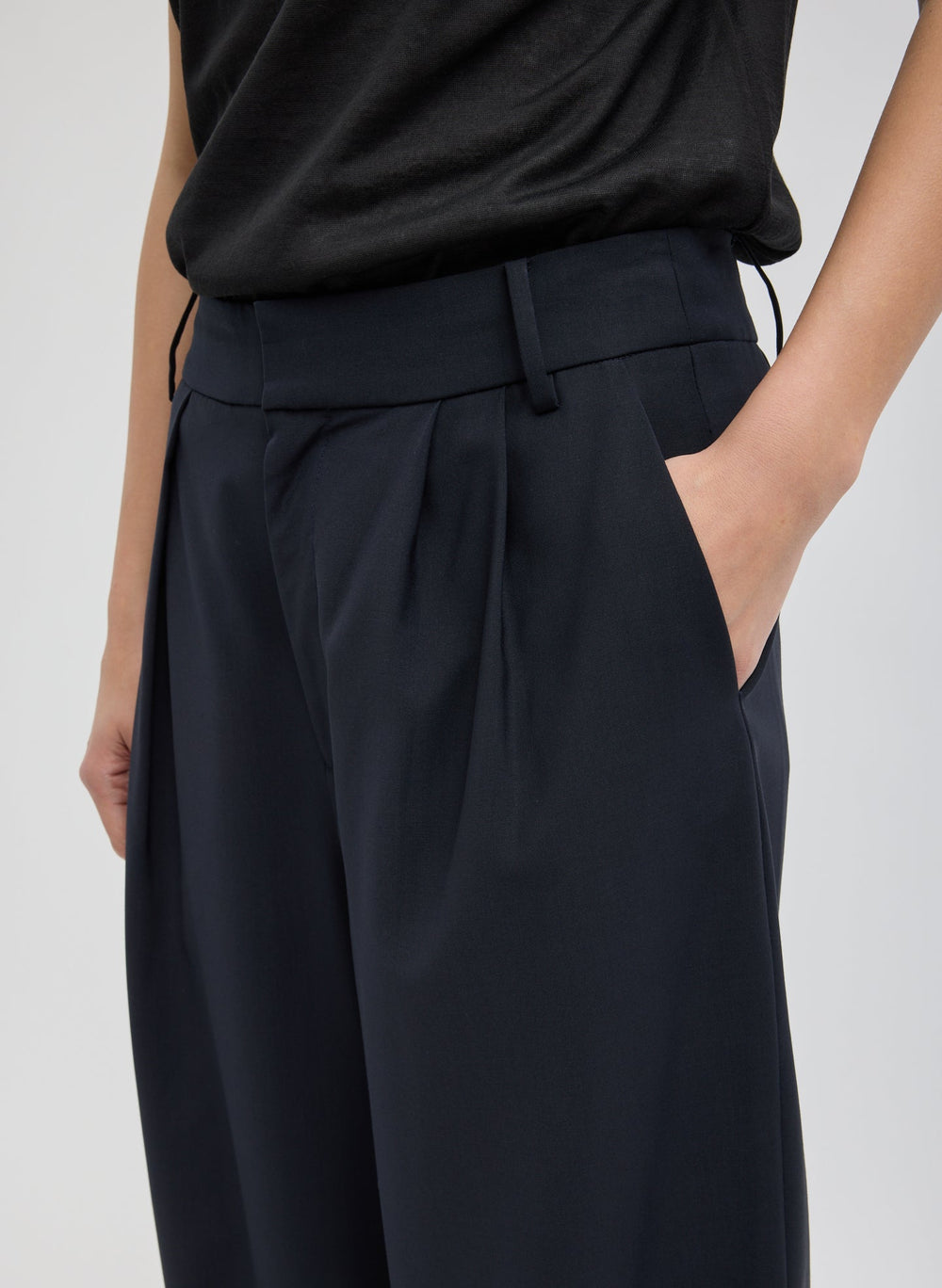 Tropical Wool Stella Pant | Tibi