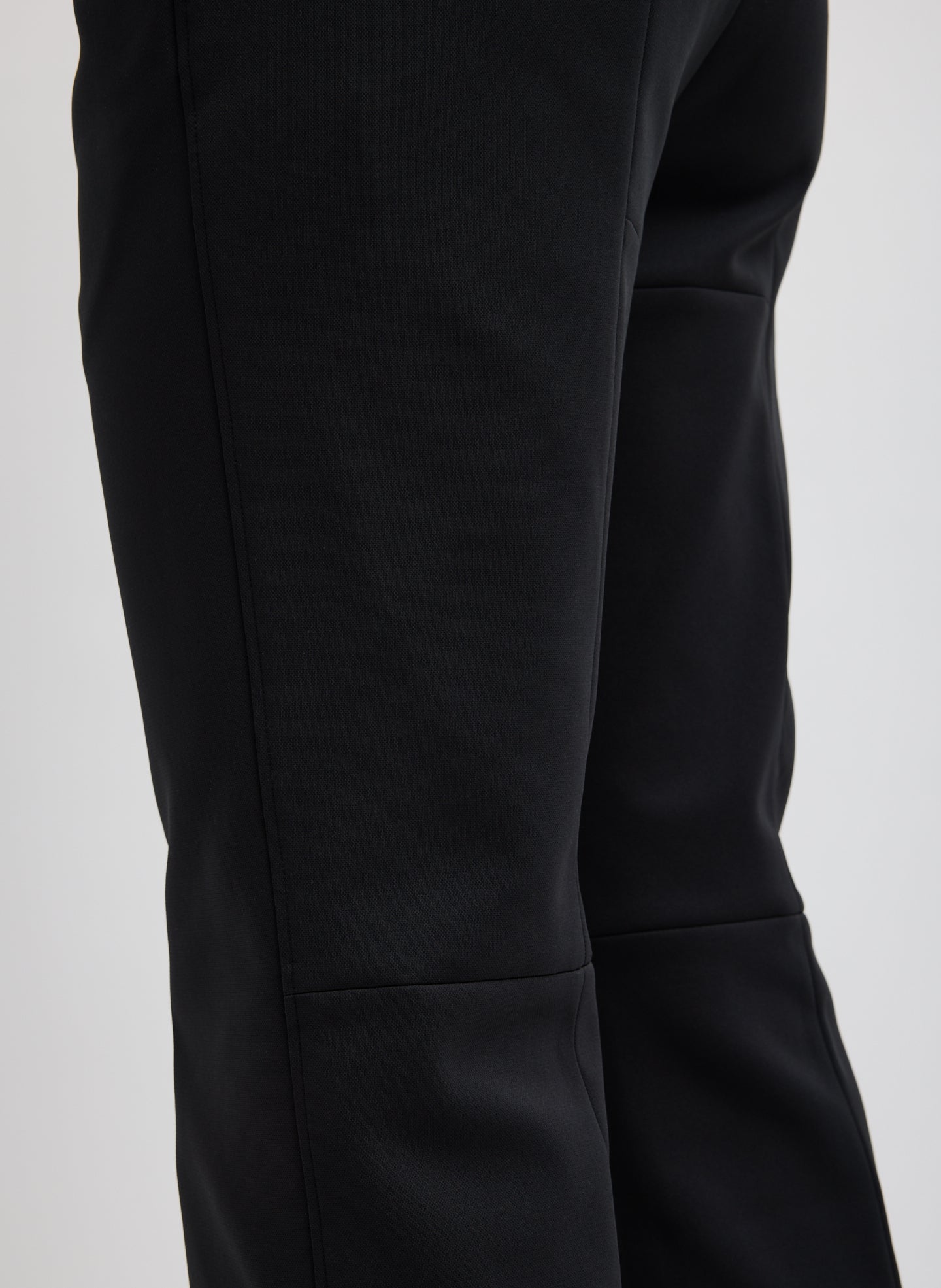 Compact Tech Knit Cropped Bootcut Pant | Tibi