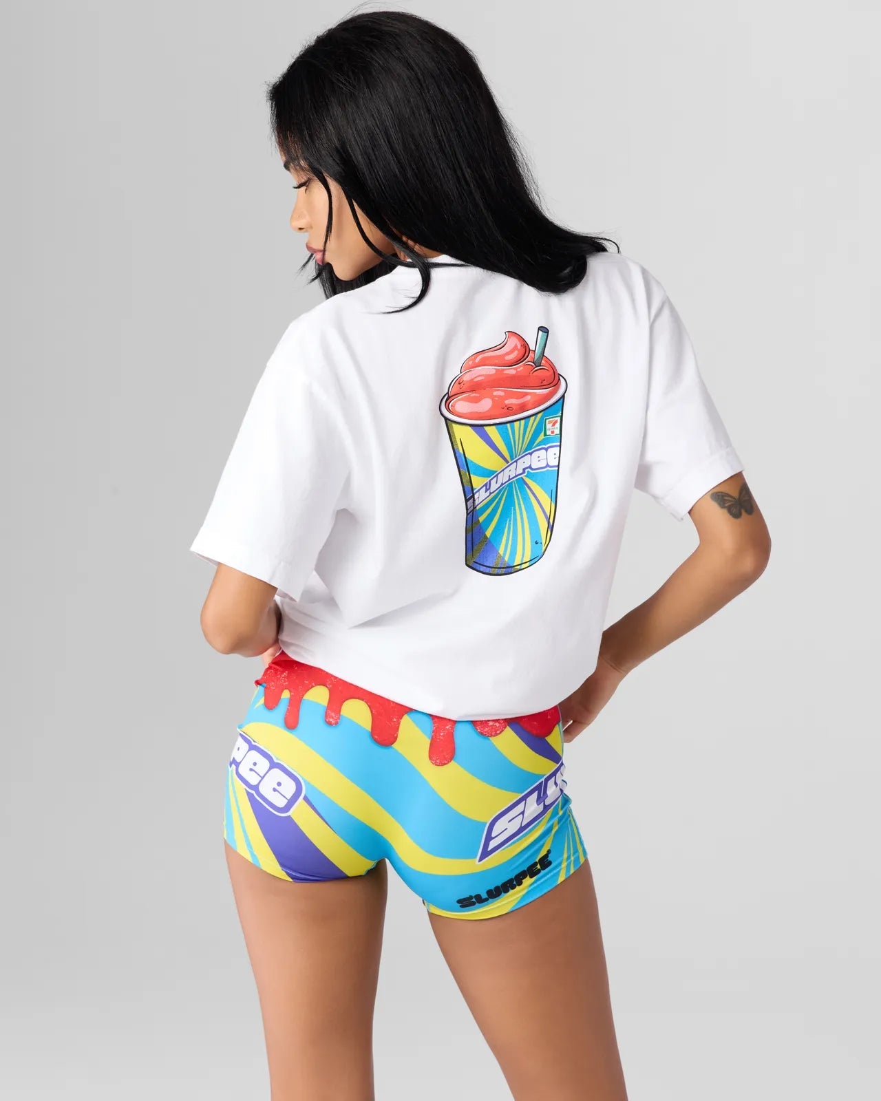 PSD CHRY SLURPEE WHT TEE MULTI - TOPS