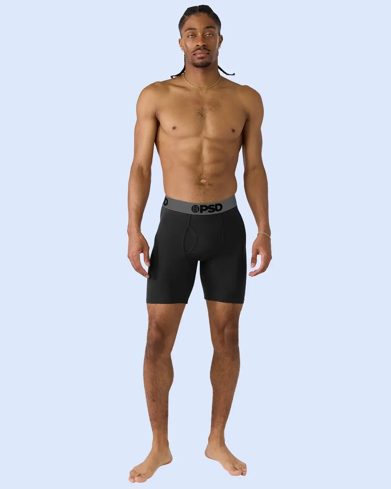 PSD Luxe Modal 3 Pack - Black Grey - Standard Length - Luxe Modal