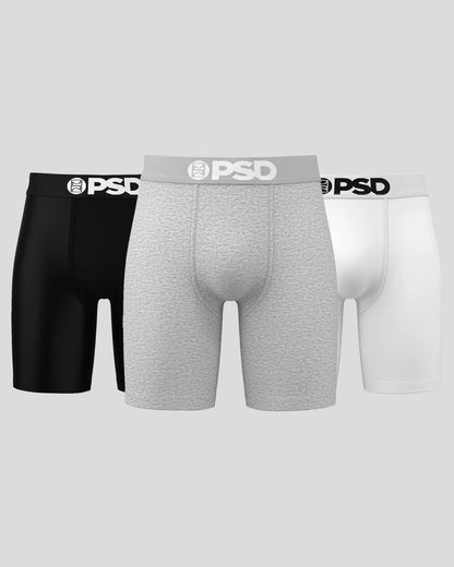 PSD Solids 3 Pack - Neutrals - Standard Length - Cotton