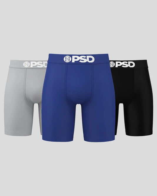 PSD Solids 3 Pack - LA Blue - Standard Length - Cotton