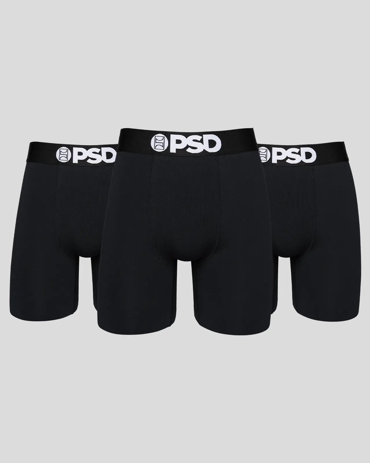 PSD Solids 3 Pack - Black - Standard Length - Cotton