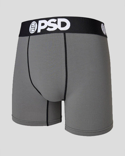 PSD Solids 3 Pack - Red/Grey/Black - Mid Length - Cotton