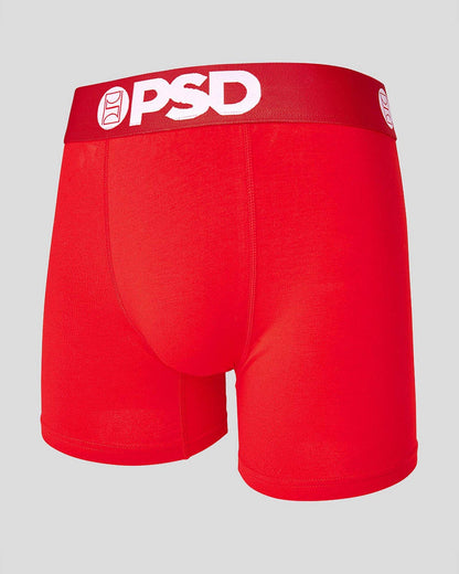 PSD Solids 3 Pack - Red/Grey/Black - Mid Length - Cotton
