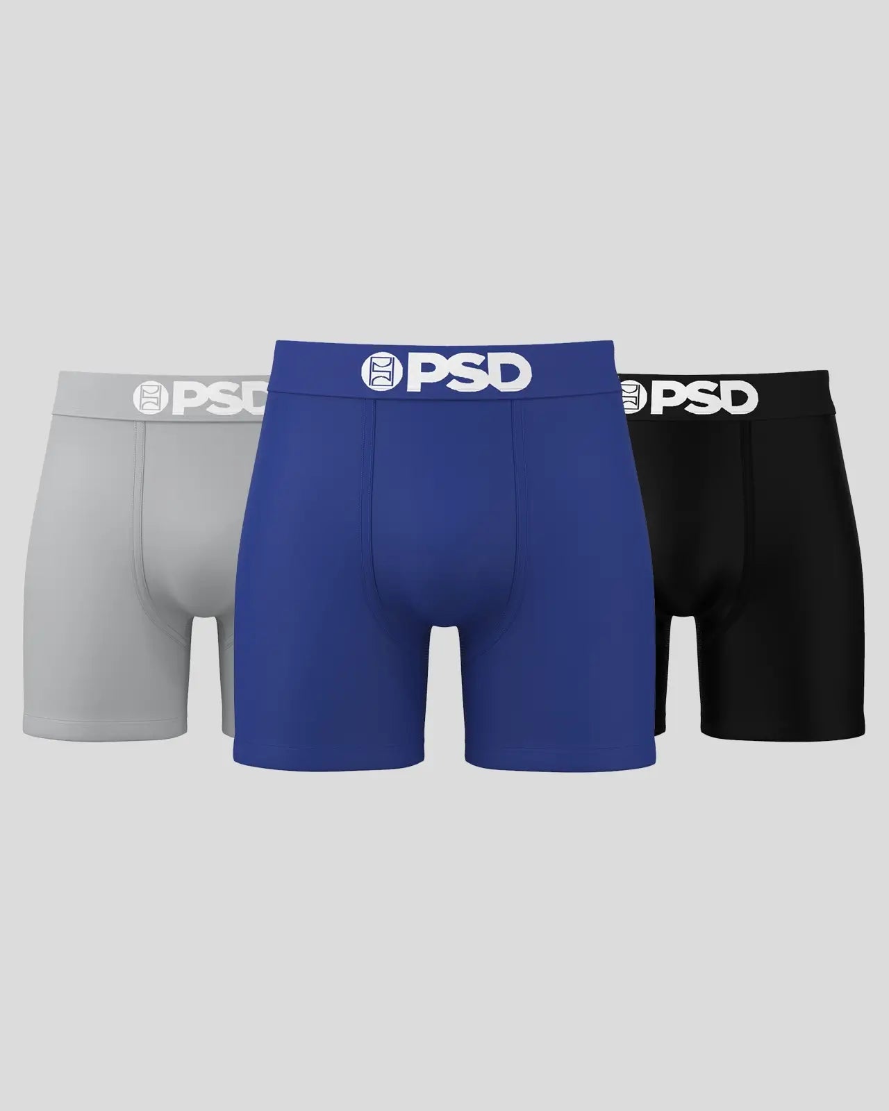 PSD Solids 3 Pack - LA Blue - Mid Length - Cotton