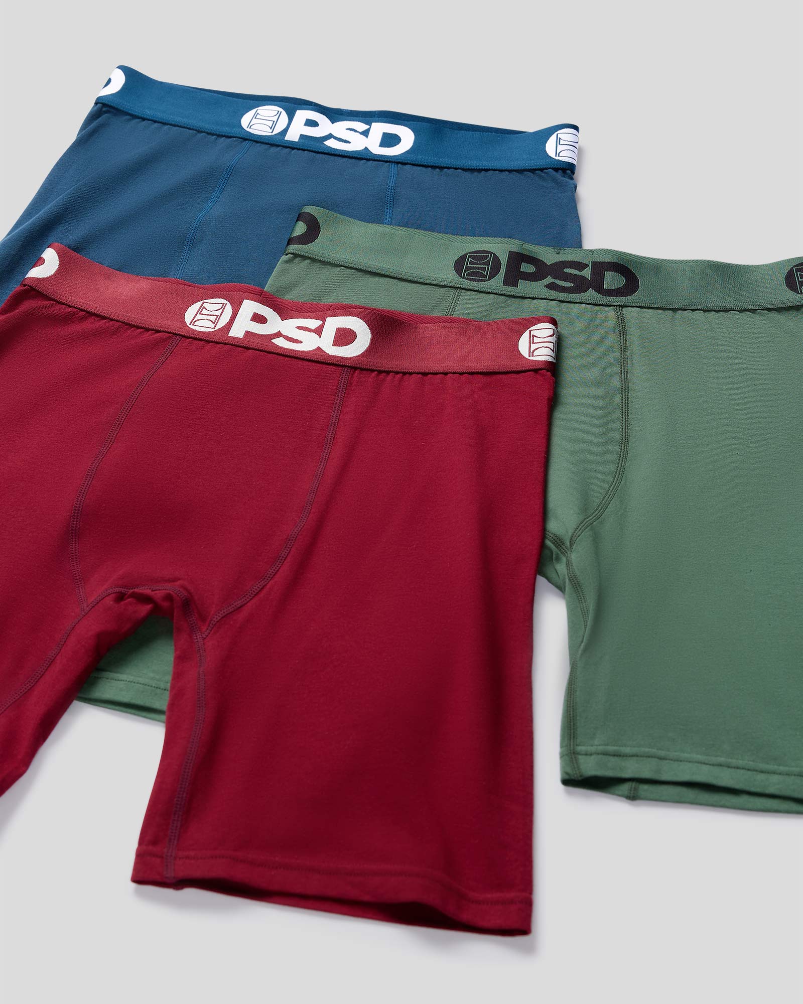 PSD Solids 3 Pack - Dark Tones - Standard Length - Cotton