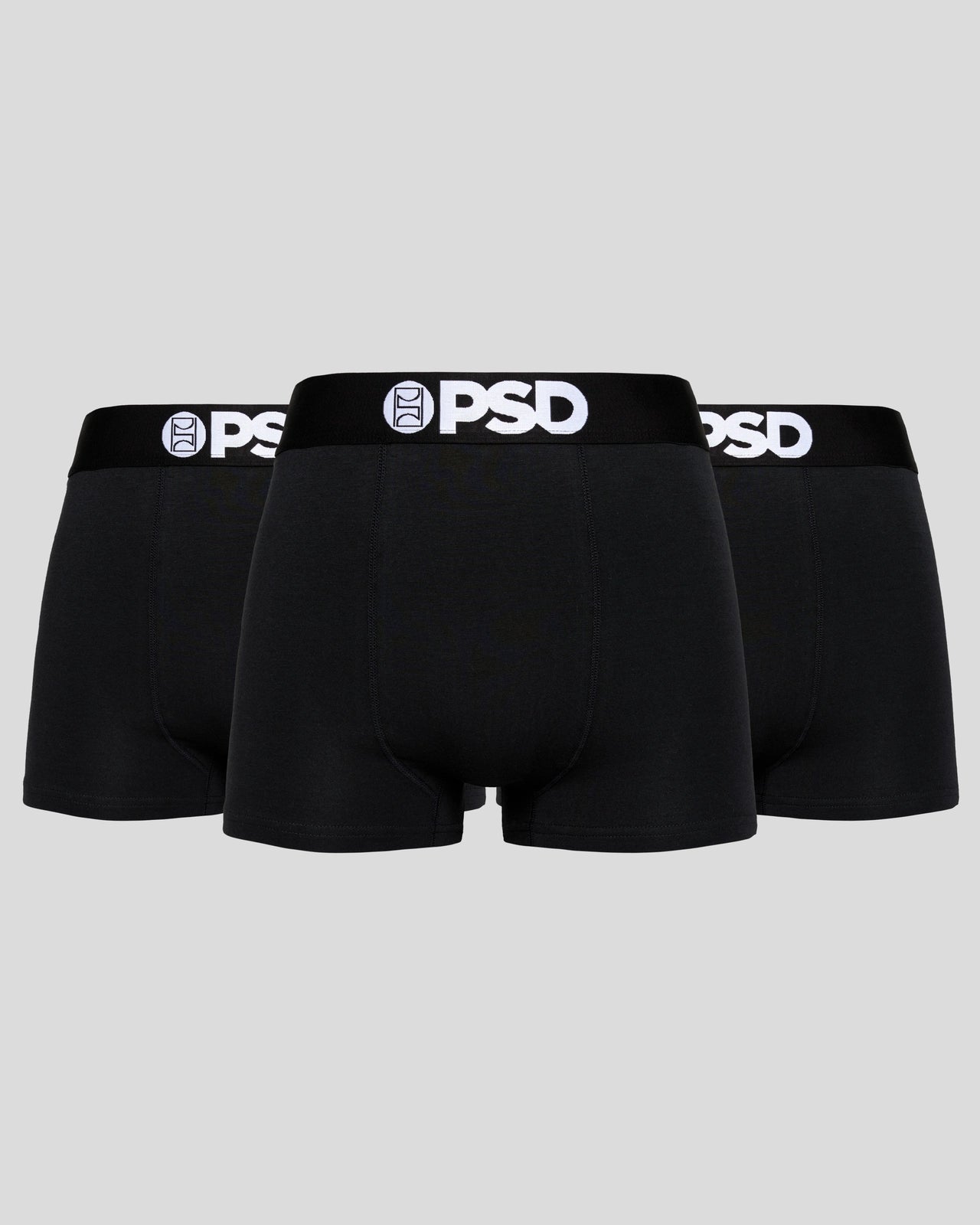 PSD Solids 3 Pack - Black - Trunk - Cotton