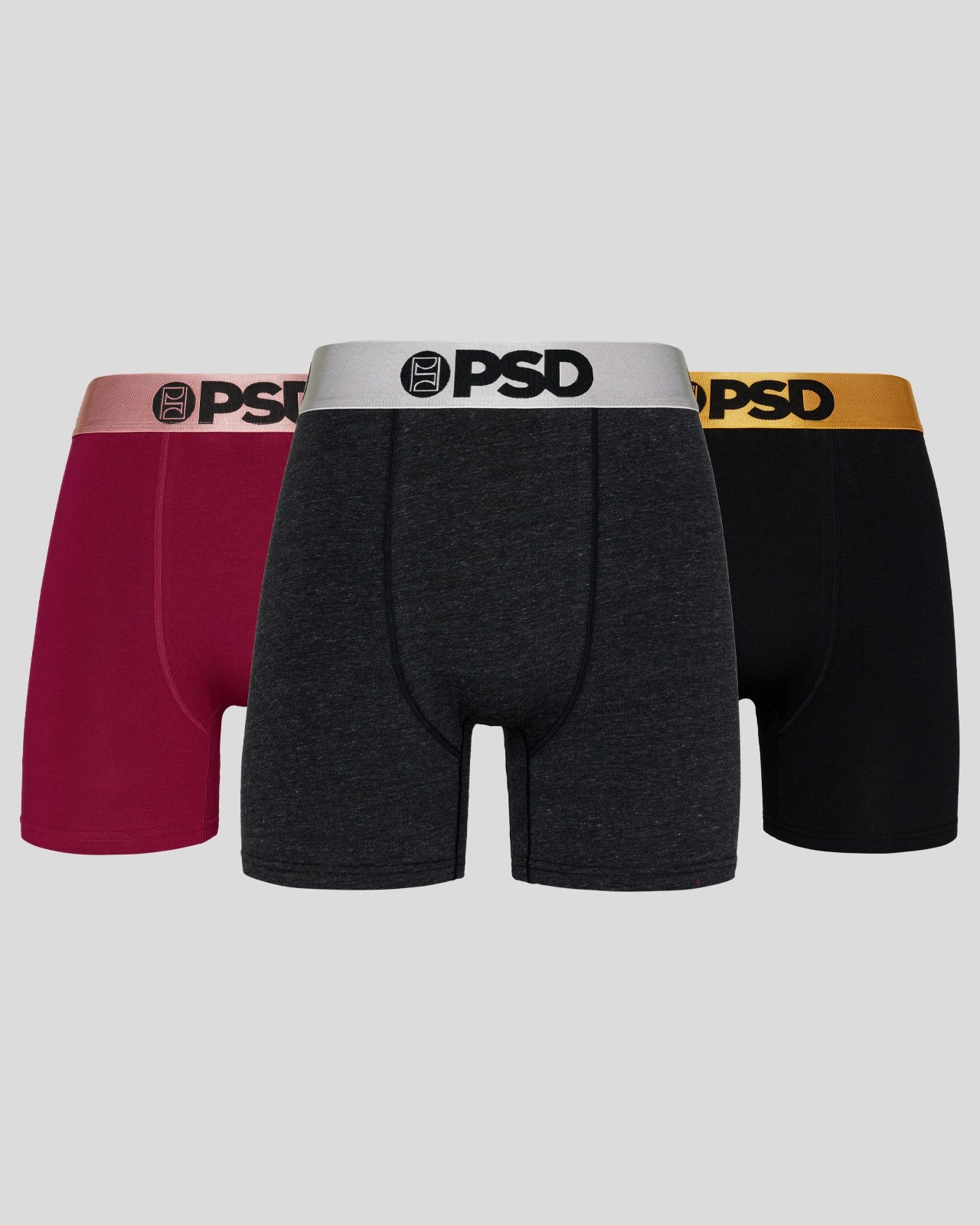PSD 3 Pack - Metallic Solids - Mid Length - Cotton