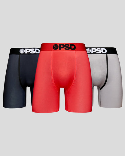 PSD CoolMesh 3 Pack - Red/Gray/Black - CoolMesh