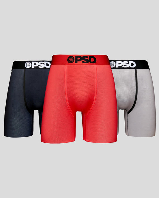 PSD CoolMesh 3 Pack - Red/Gray/Black - CoolMesh