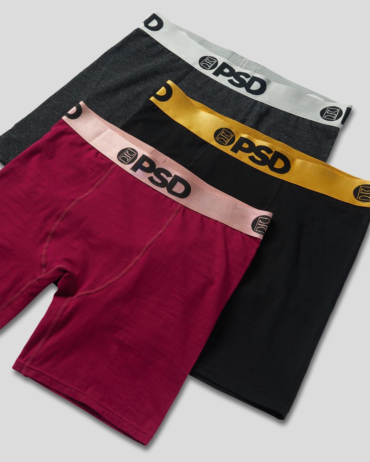 PSD 3 Pack - Metallic Solids - Standard Length - Cotton