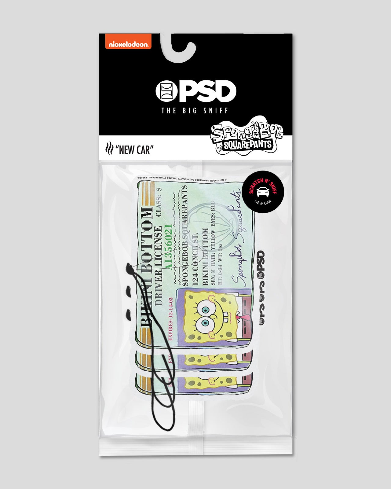 PSD 3 Pack - SpongeBob License - Air Freshener