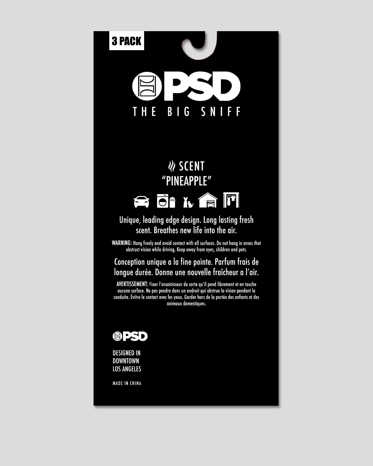 PSD 3 Pack - Pineapple Shades - Air Freshener