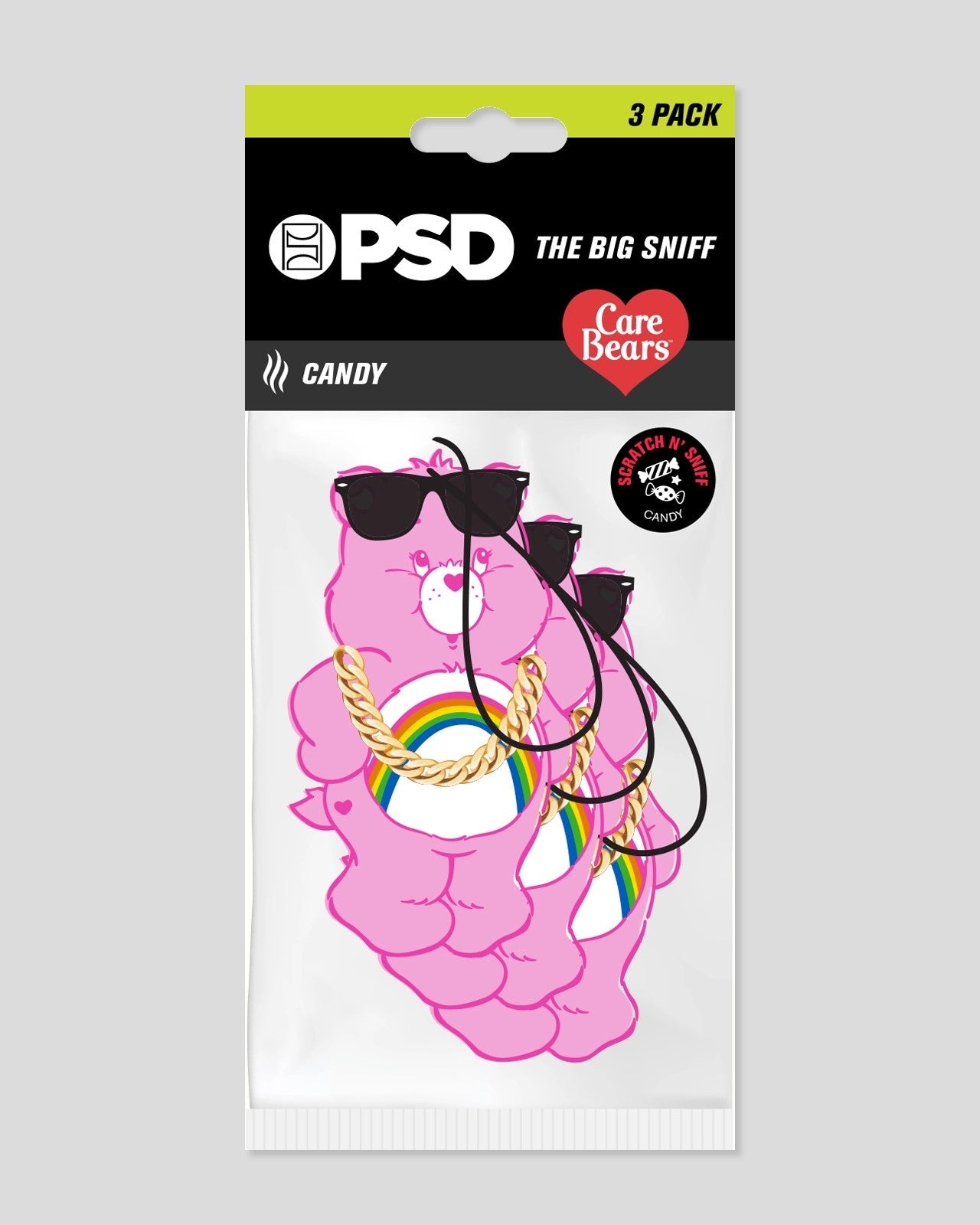 PSD 3 Pack - Cheer Bear - Air Freshener
