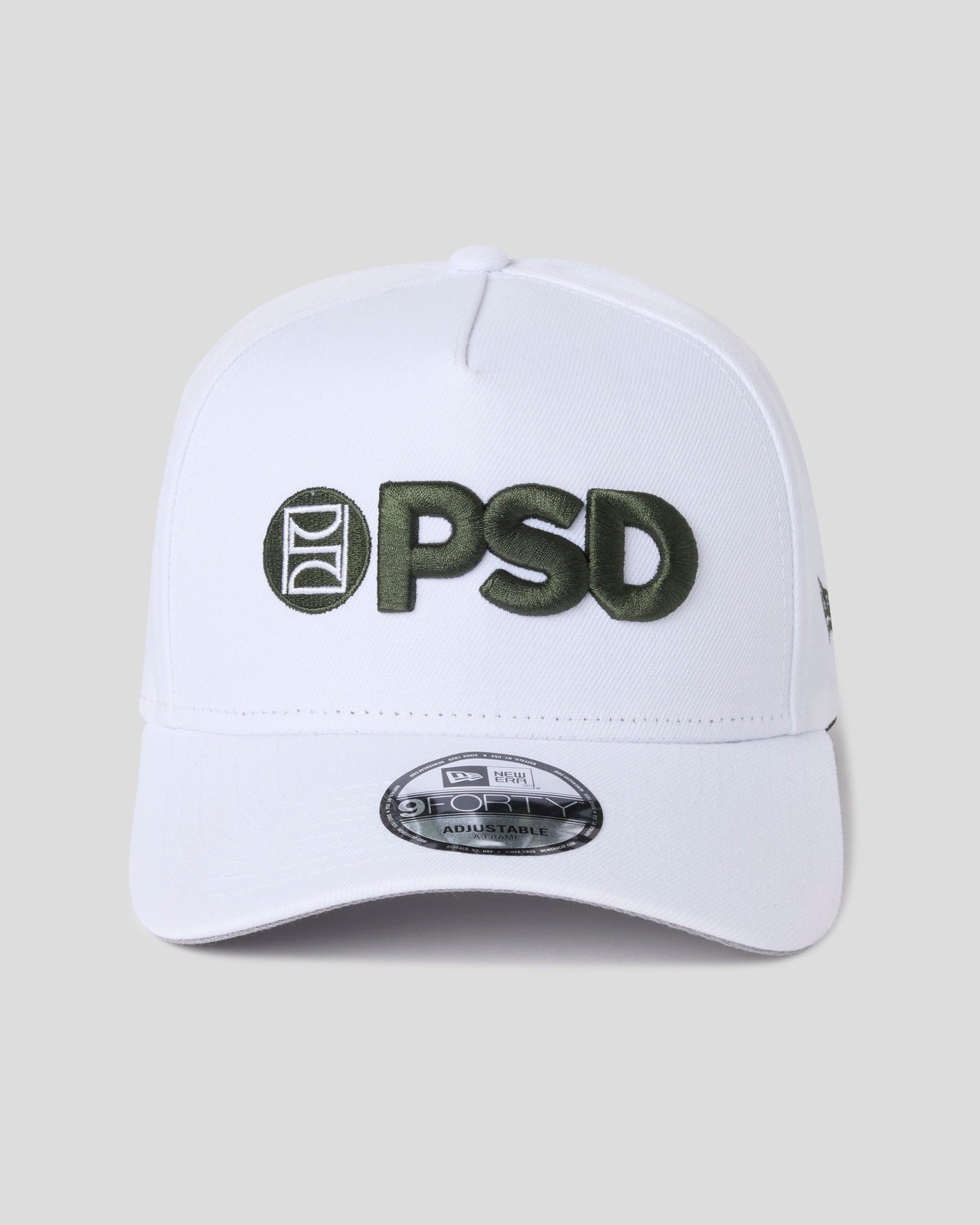 PSD New Era x PSD Logo Hat White/Green - ACCESSORIES