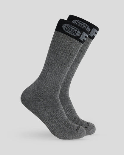 PSD 3 Pack - Band Crew - Grey/White/Black - Crew Sock