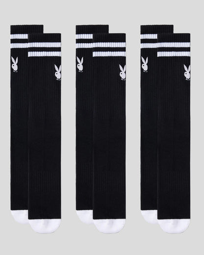 PSD Playboy Crew Sock - 3 Pack - Crew Sock