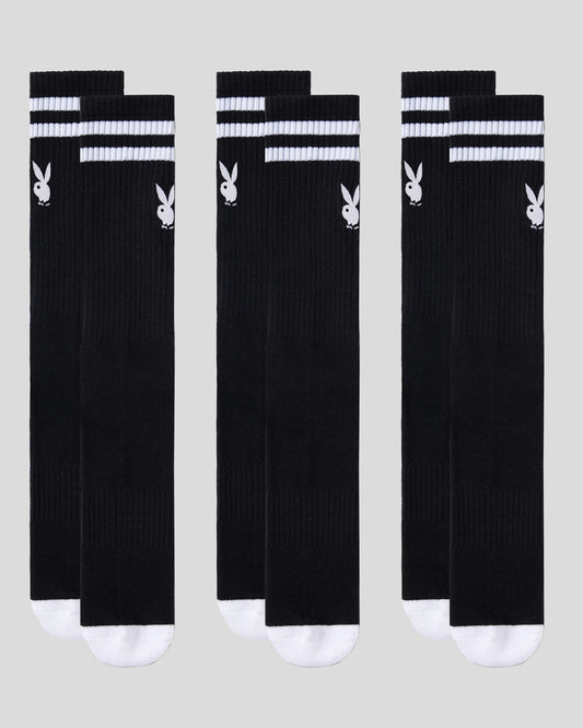 PSD Playboy Crew Sock - 3 Pack - Crew Sock