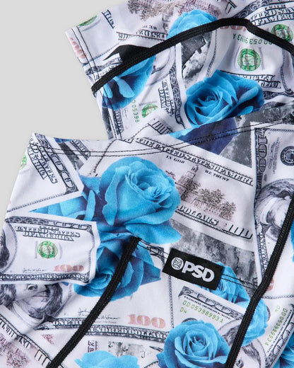 PSD Powder Roses - Hooded Mask