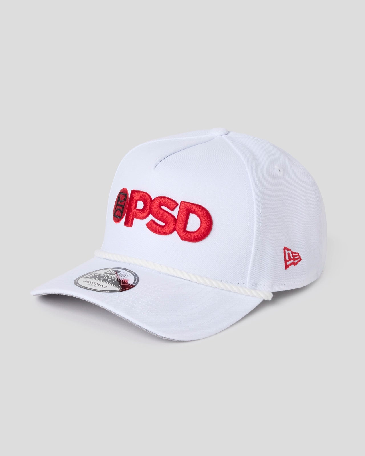 PSD New Era x PSD Logo Hat White/Red - ACCESSORIES