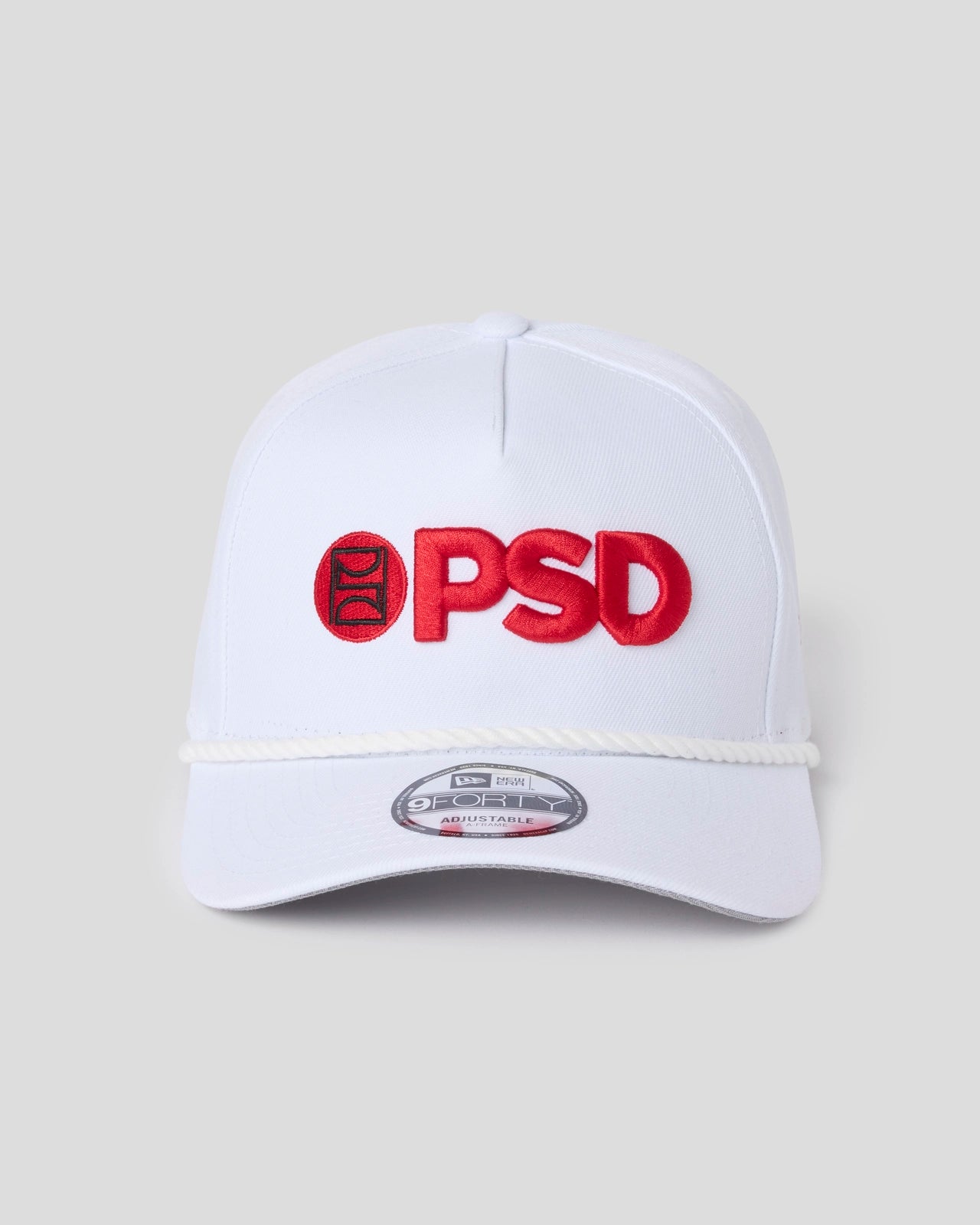 PSD New Era x PSD Logo Hat White/Red - ACCESSORIES