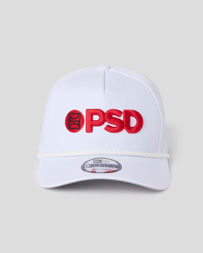 PSD New Era x PSD Logo Hat White/Red - ACCESSORIES
