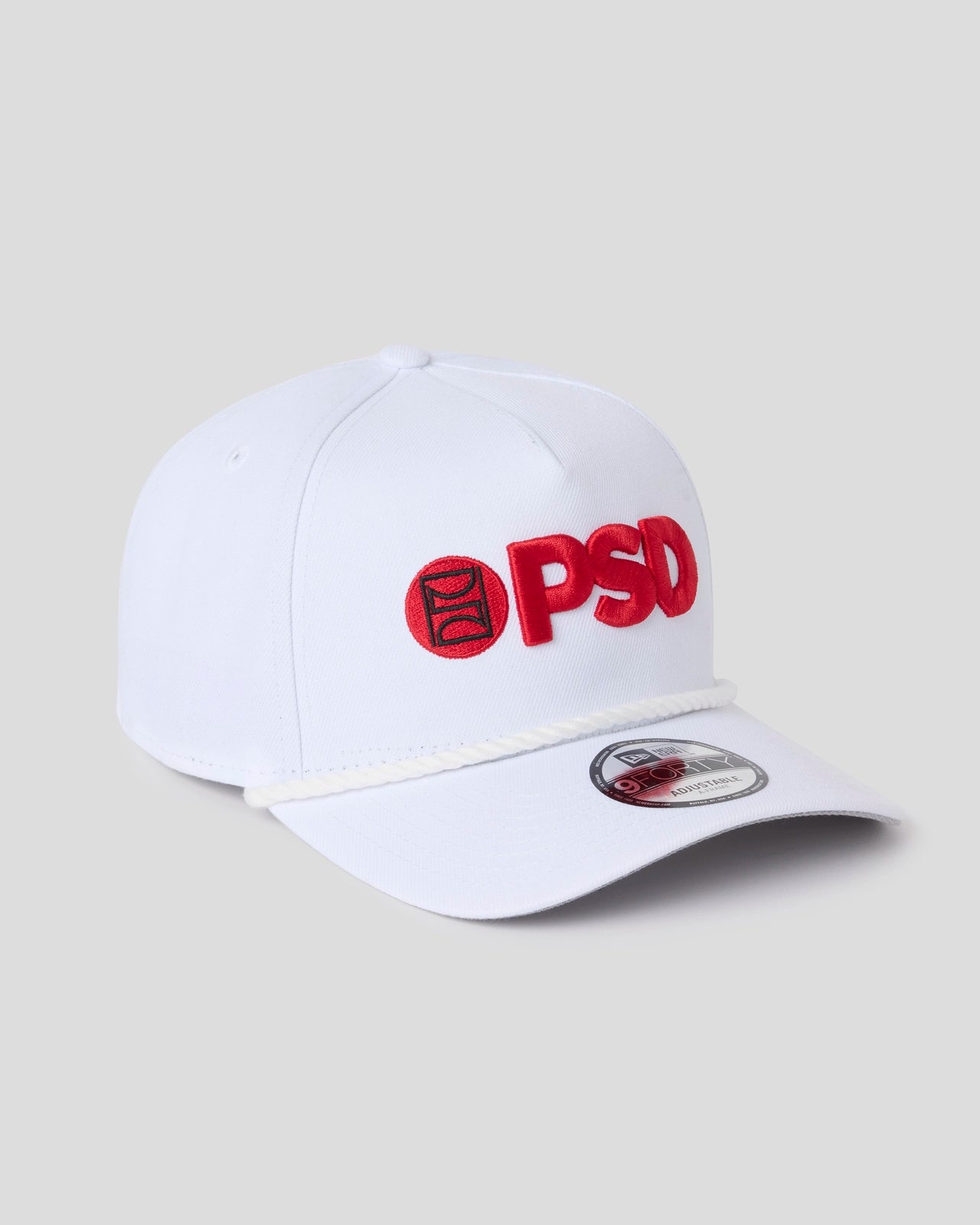 PSD New Era x PSD Logo Hat White/Red - ACCESSORIES
