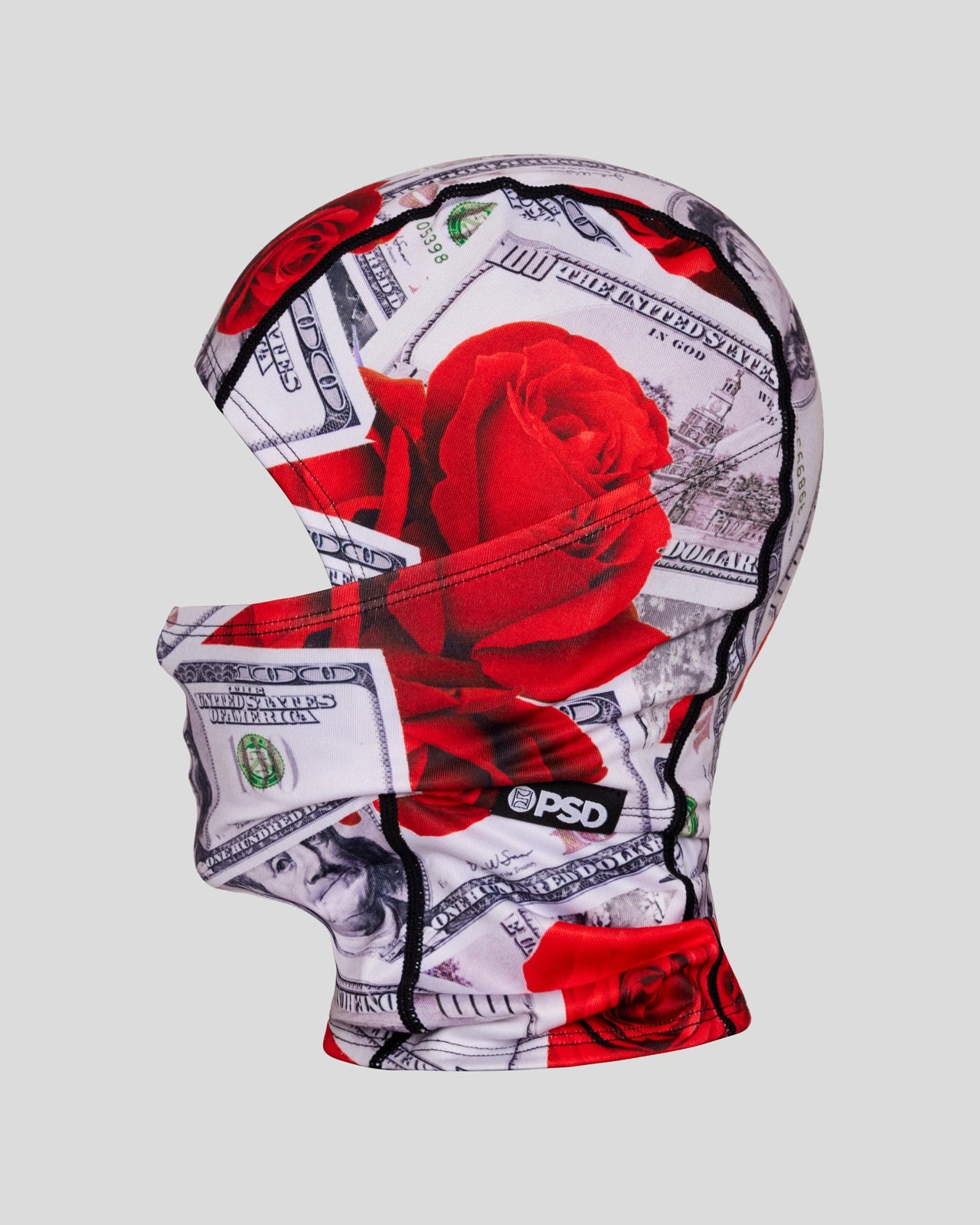 PSD 100 Roses - Hooded Mask