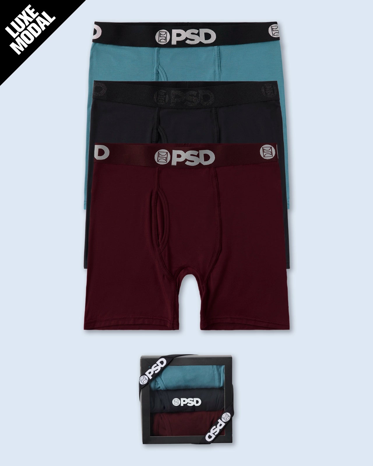 PSD Luxe Modal 3 Pack - Dark Tones - Mid Length - Luxe Modal