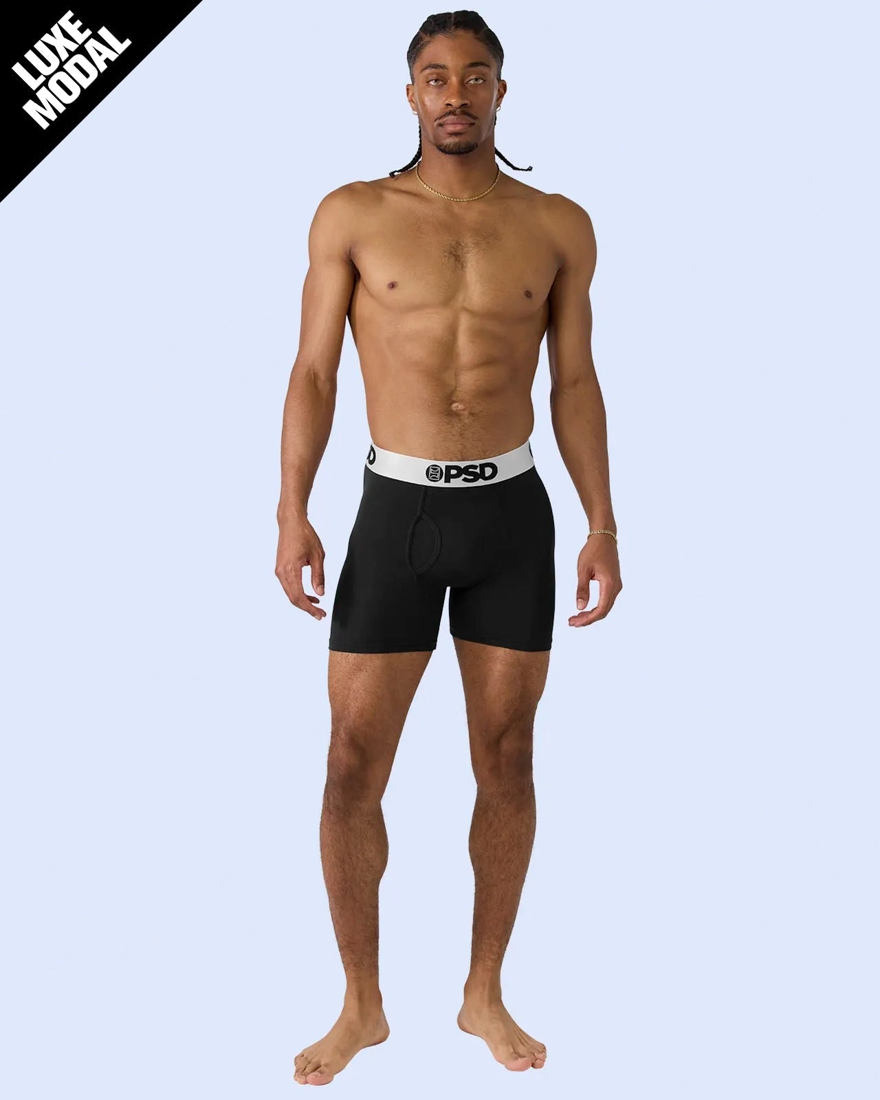 PSD Luxe Modal - Black Silver - Mid Length - Luxe Modal