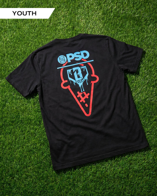 PSD Baseball Lifestyle 101 - Black Tee - Youth Classic Tee