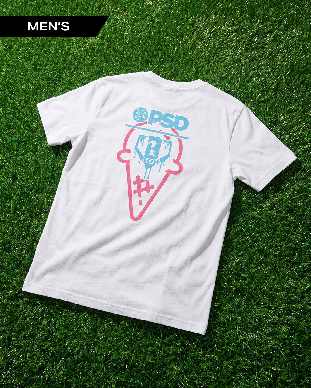 PSD Baseball Lifestyle 101 - White Tee - Graphic Tee
