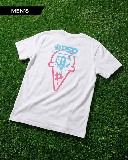 PSD Baseball Lifestyle 101 - White Tee - Graphic Tee