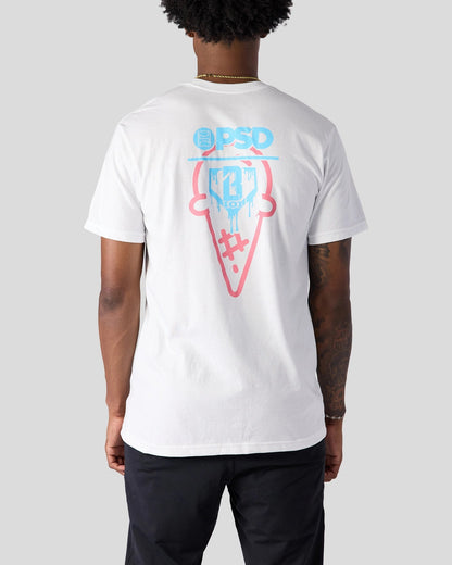 PSD Baseball Lifestyle 101 - White Tee - Graphic Tee