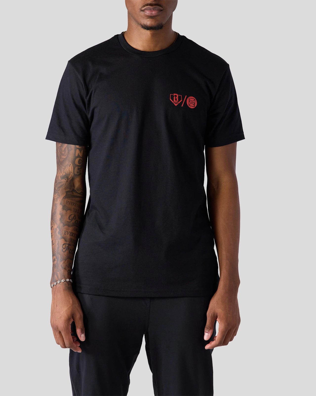 PSD Baseball Lifestyle 101 - Black Tee - Graphic Tee